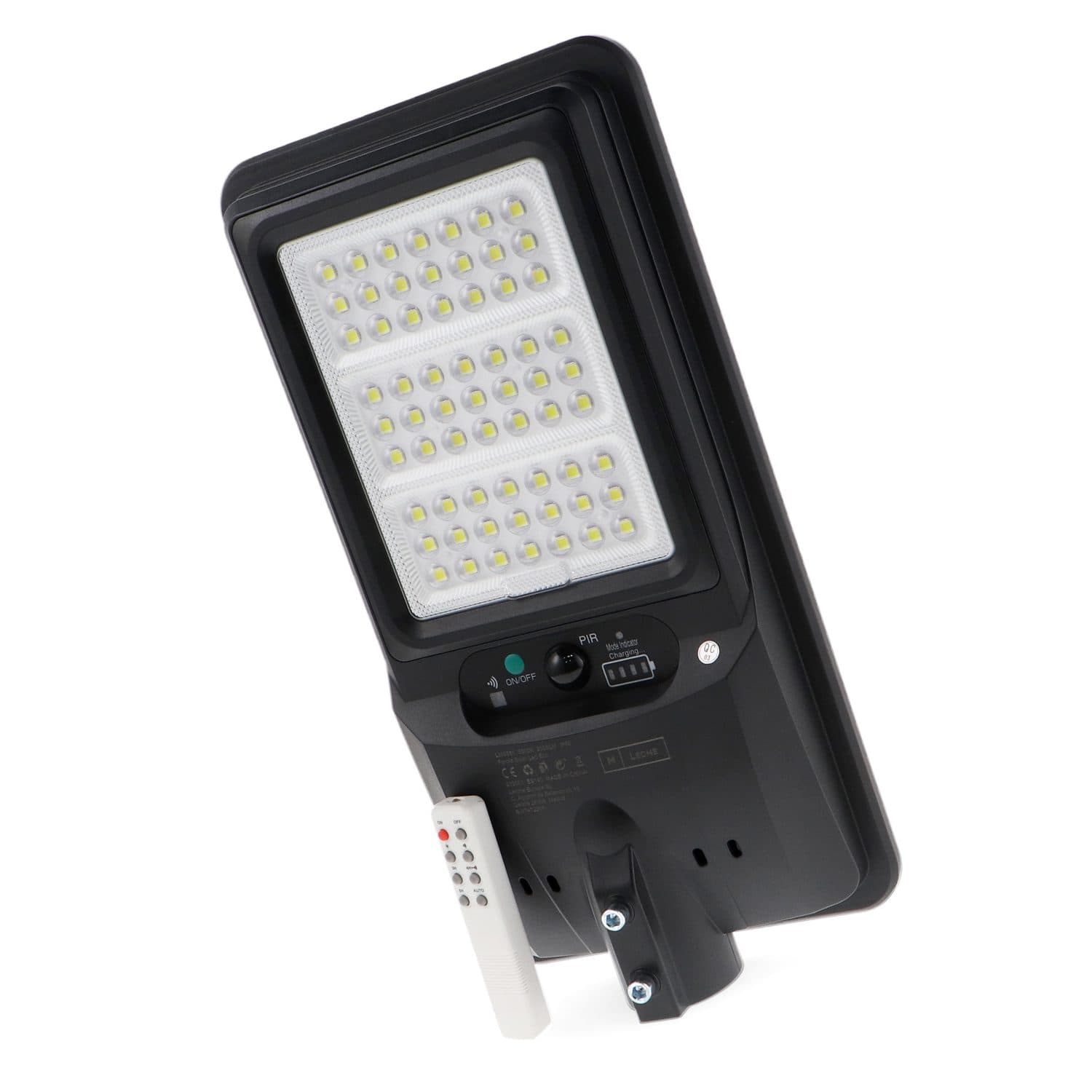 Luminária Solar LED para Iluminação Pública 2000 Lm com Sensor 6500K