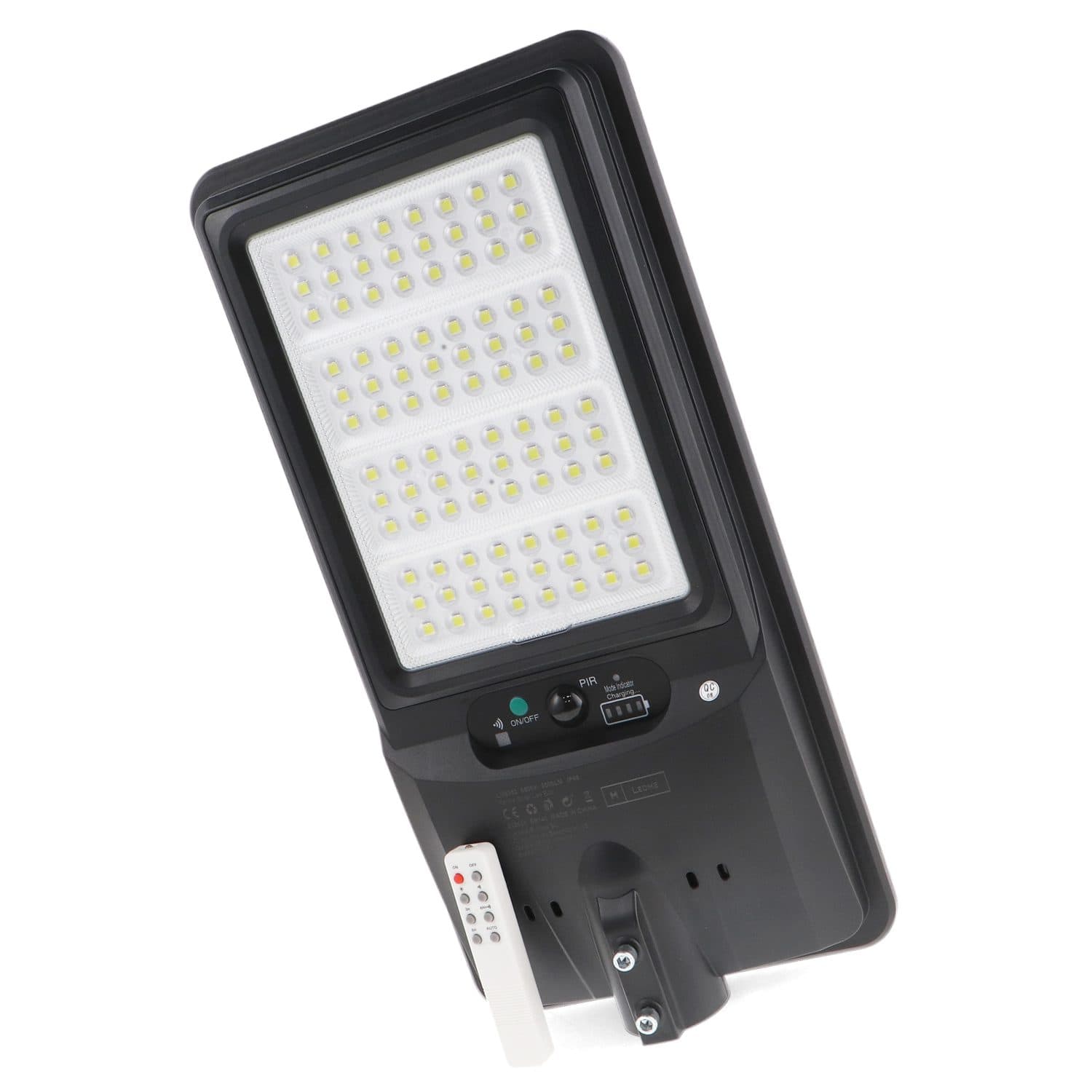 Luminária Solar LED para Iluminação Pública 3000 Lm com Sensor 6500K