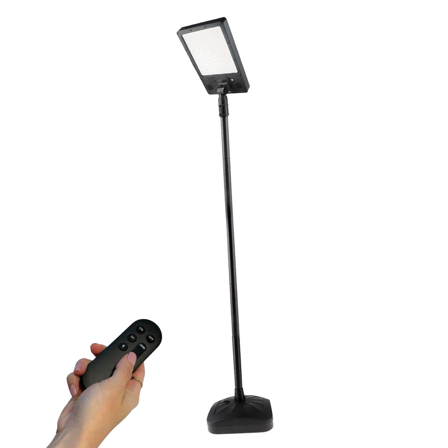 Poste de iluminação pública solar LED Space 2,5M com alto-falante 2800 lúmens CCT