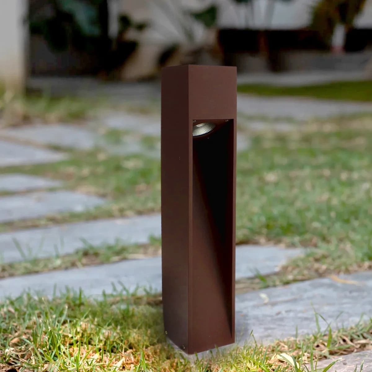 Baliza Led Cora Rust Brown CCT