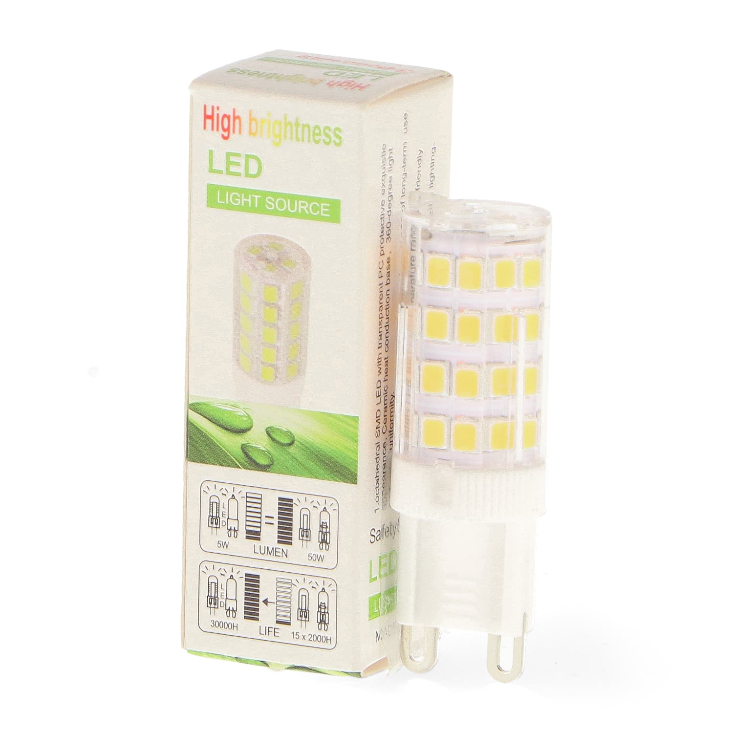 Ledme Lâmpada LED Filamento Espiral E27 G200 4W Âmbar
