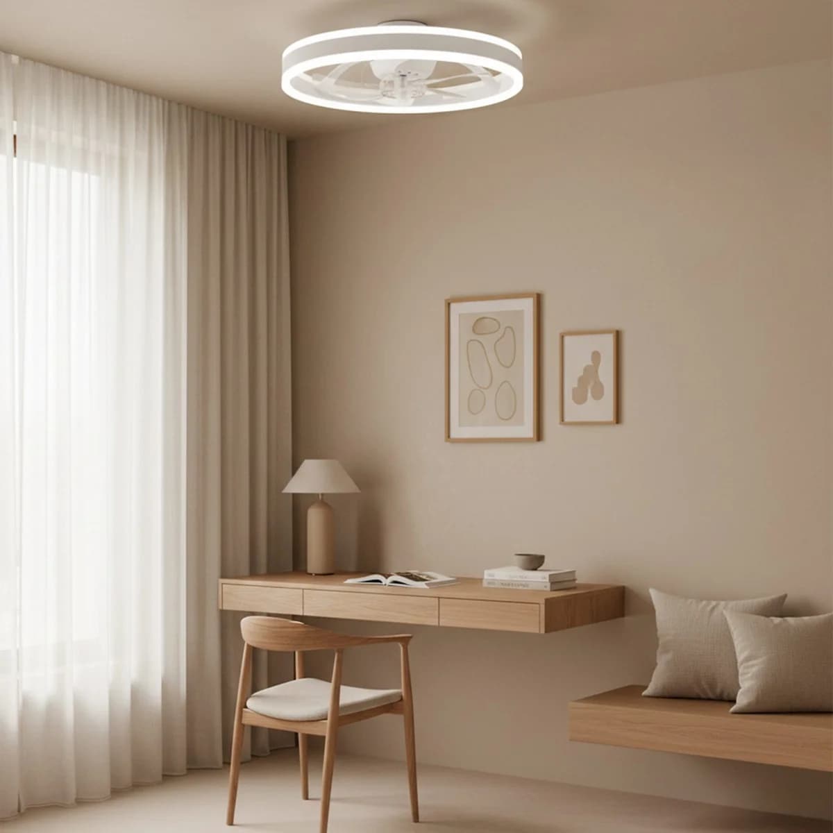 Ventoinha de teto LED Verona CCT