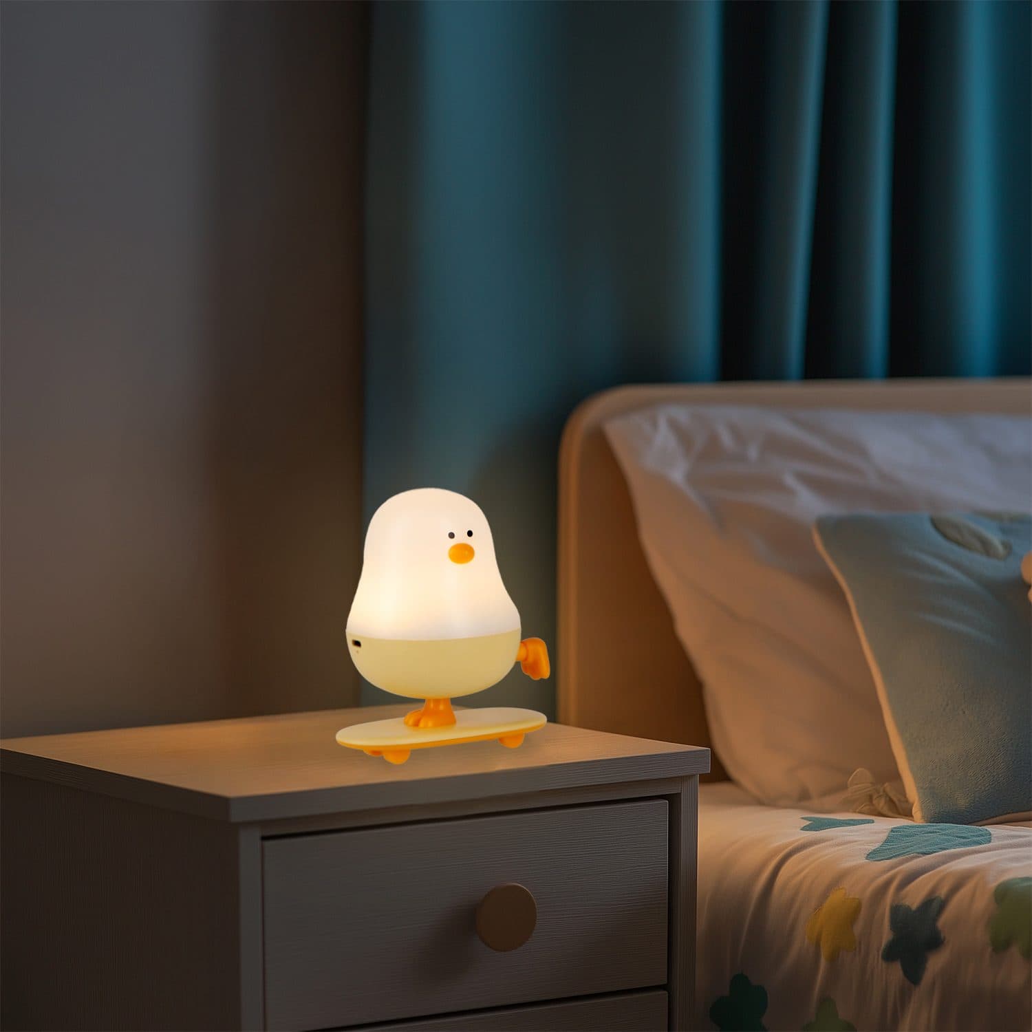 Lâmpada de Toque Infantil Led Chick