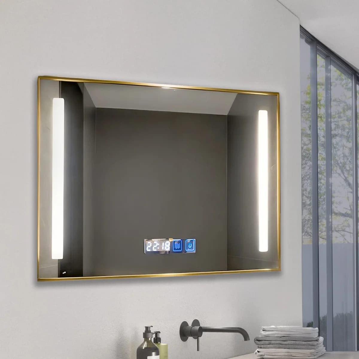 Espelho Led Para Casa de Banho 12W Tolox Antiembaçante Cct