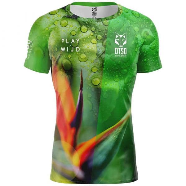 Otso Paradise Short Sleeve T-shirt Verde XL Homem