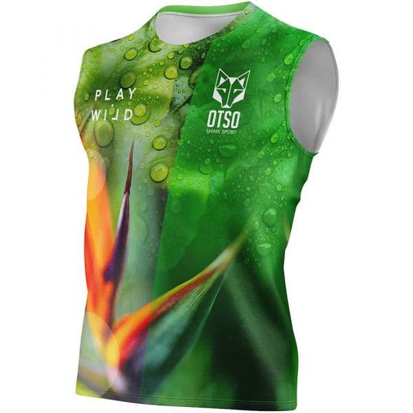 Otso Paradise Sleeveless T-shirt Verde M Homem