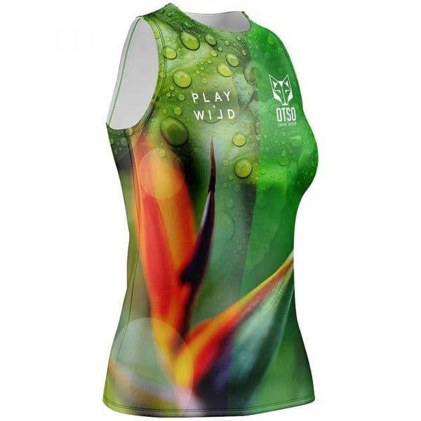 Otso Paradise Sleeveless T-shirt Verde M Mulher