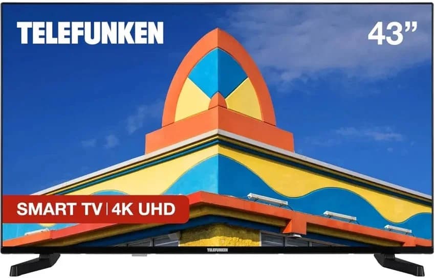 TV Telefunken 43" 43DTUV735 DLED Smart TV 4K HDR10 Dolby Vision