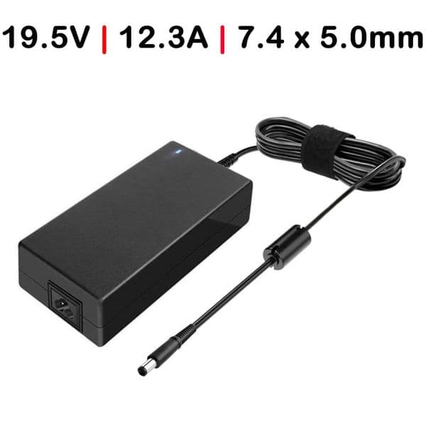 Carregador para Portatil Gaming Dell Alienware M18X 19.5V 12.3A 240W 7.4 X 5.0MM - AD00143