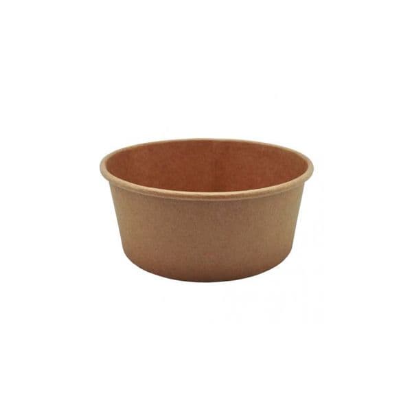 Saladeiras 700ml Cartão Redondo Ø150mm Kraft 50un - 6621312