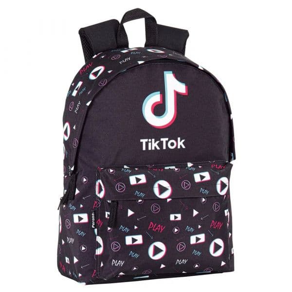 Perona Mochila Tik Tok Play 42cm Preto