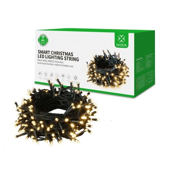 Woox Fita de Leds Inteligente R5151 20m Branco Quente WiFi