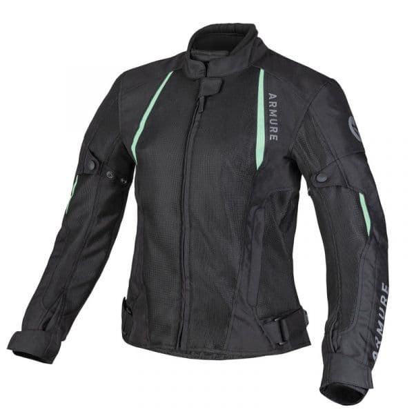 Armure Casaco Milan Vented Lady Black / Mint XXL