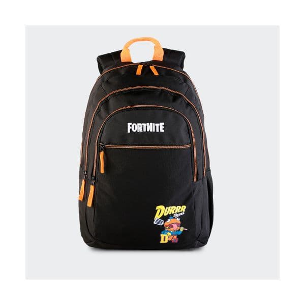 Toybags Mochila Escolar 44cm Durrr Fortnite Preta