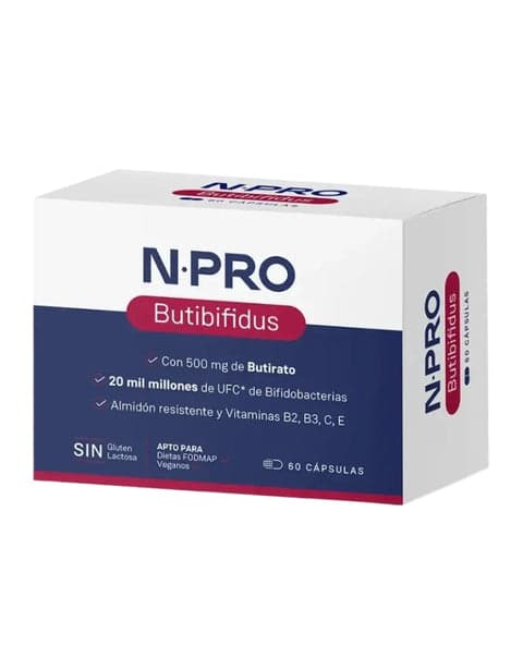 Butibifidus - 60 Cápsulas - NPRO Salud Intestinal