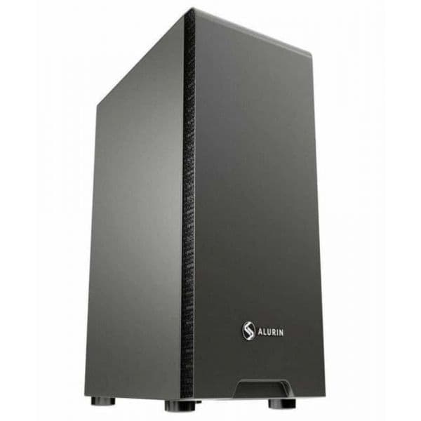 Alurin Work Caixa ATX Preta + Fonte de Alimentação 500W