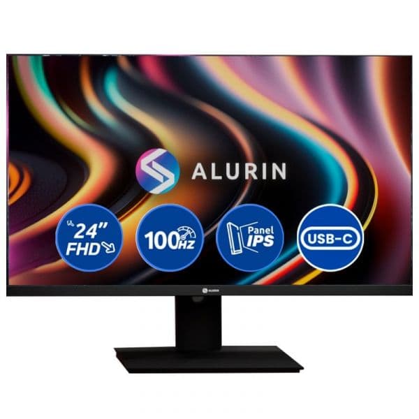 Monitor Monitor Alurin 24" IPS FHD 100Hz Freesync USB tipo C