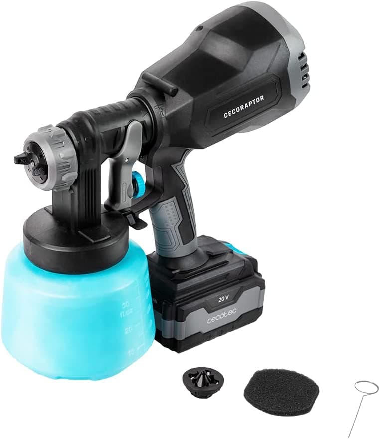 Cecotec Pistola de Pintura Eléctrica a Bateria 20V 4000mAh - 70000