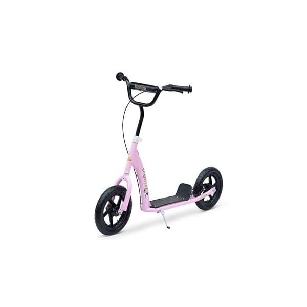 Homcom Trotinete Scooter de 2 Rodas 120x52x80-88cm Rosa - 371-027PK