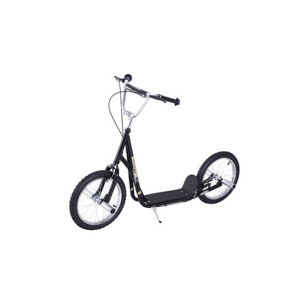 Homcom Trotinete de 2 Rodas Preto - 371-026BK