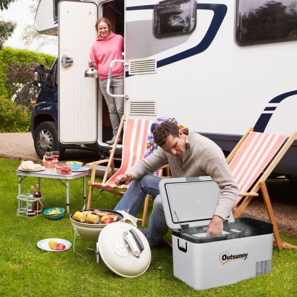 Outsunny Frigorífico e Congelador Elétrico Portátil 25L - C00-038V91WT