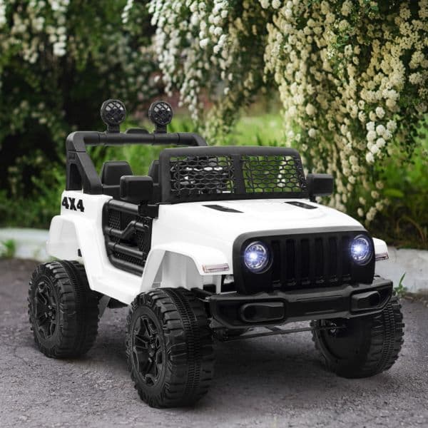 Homcom Carro Elétrico Infantil Bateria 12v Branco