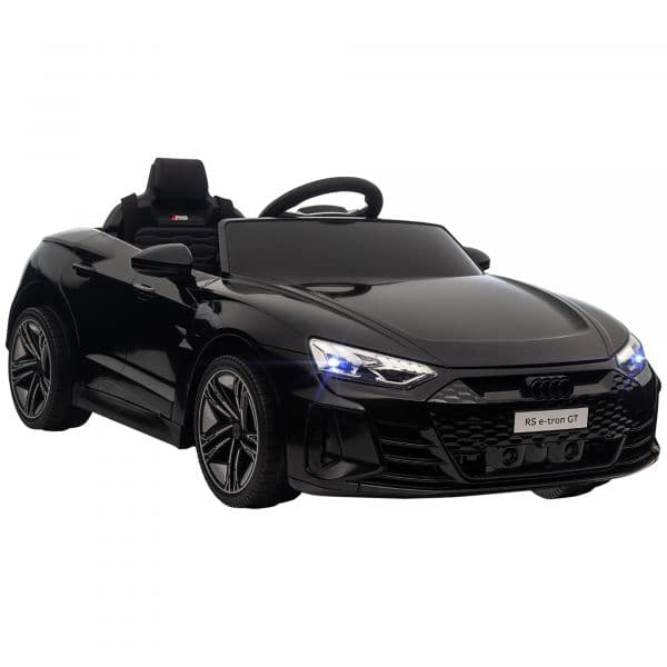 HomCom Carro Elétrico AUDI RS E-Tron GT 12V Preto