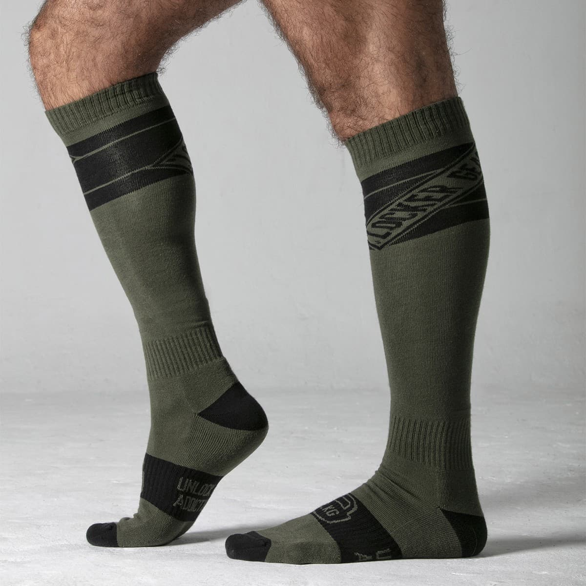 Locker Gear Meias Altas Verdes TU