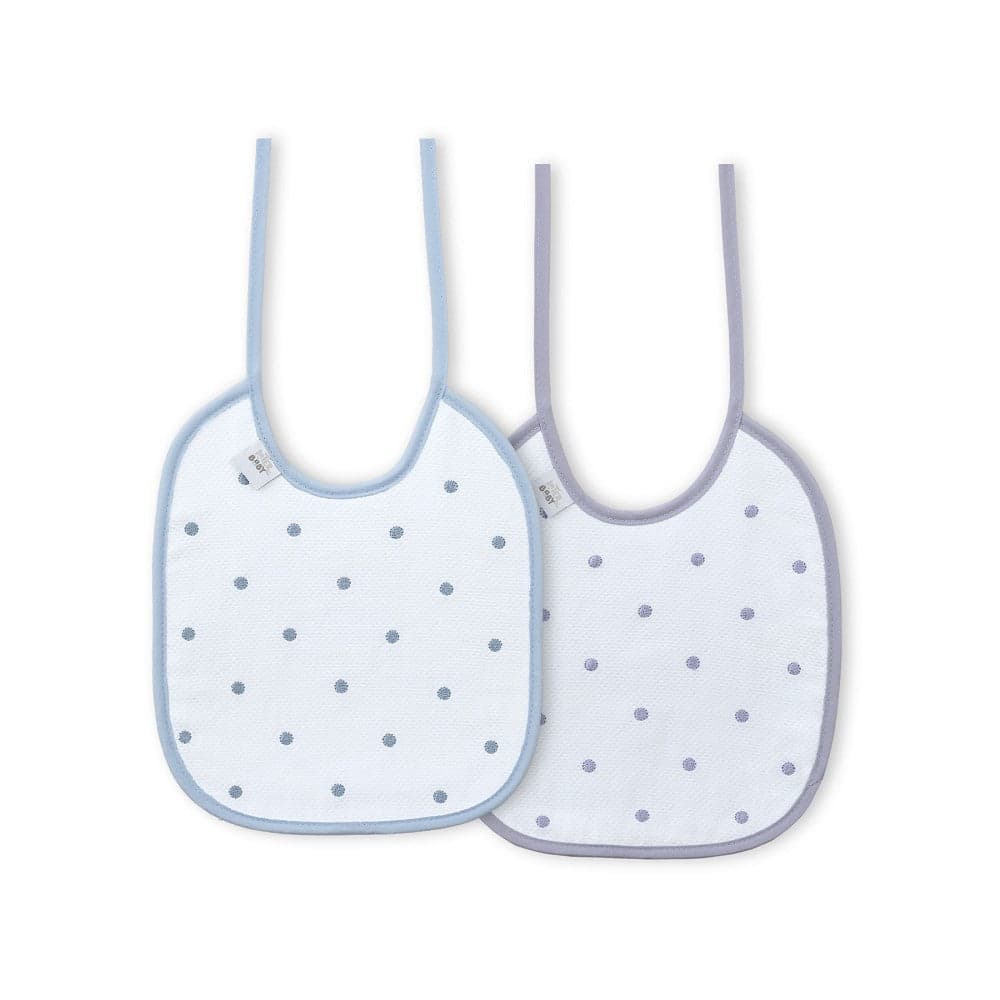 Interbaby 2 Babetes 100% Algodão Cinza & Azul D