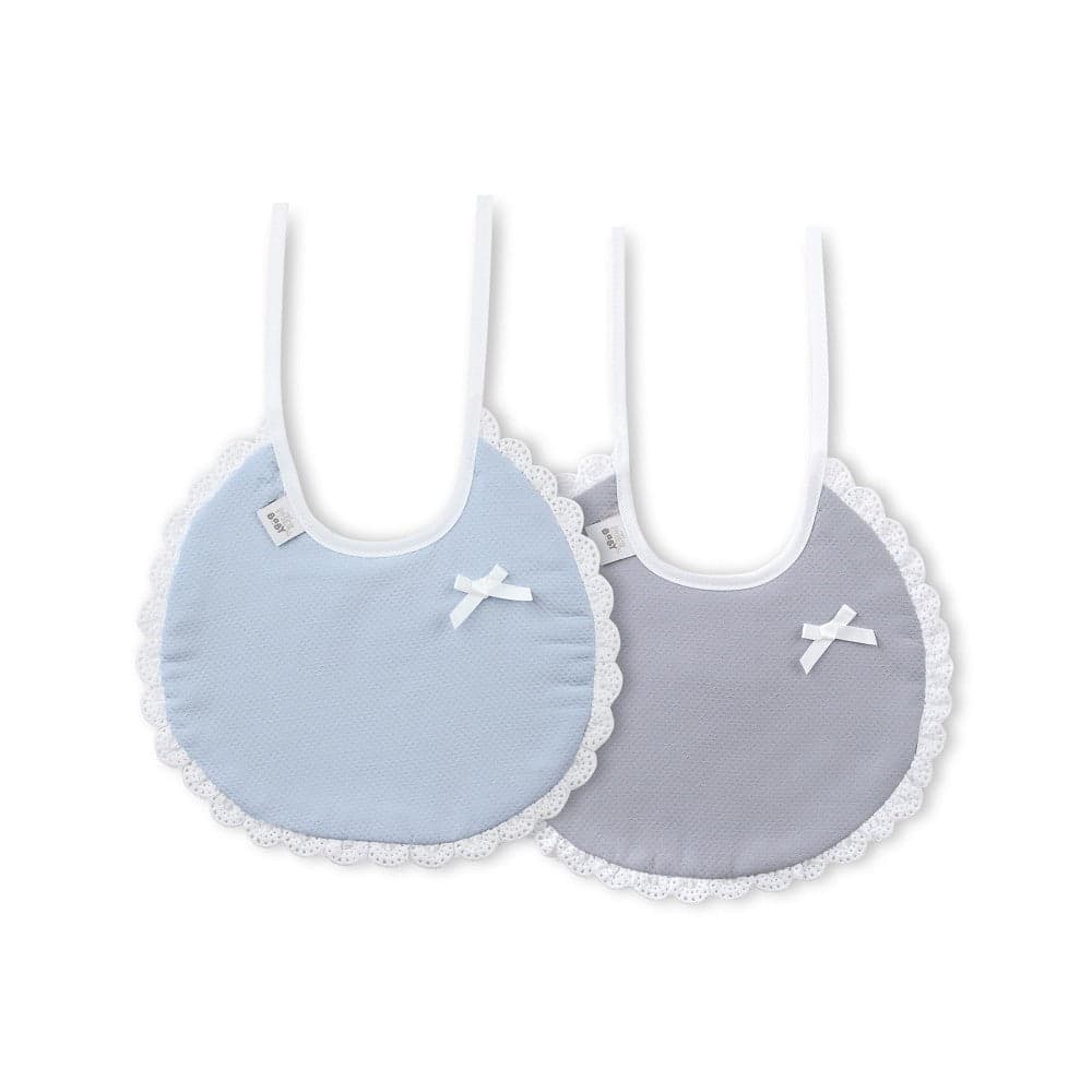 Interbaby 2 Babetes 100% Algodão Cinza & Azul M