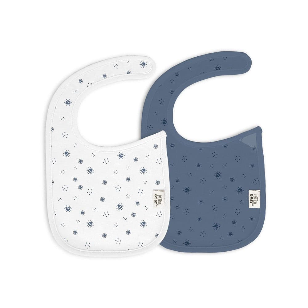Babete Velcro (Pack 2 Unidades) 20X30 Duendes Del Polvo Azul Interbaby