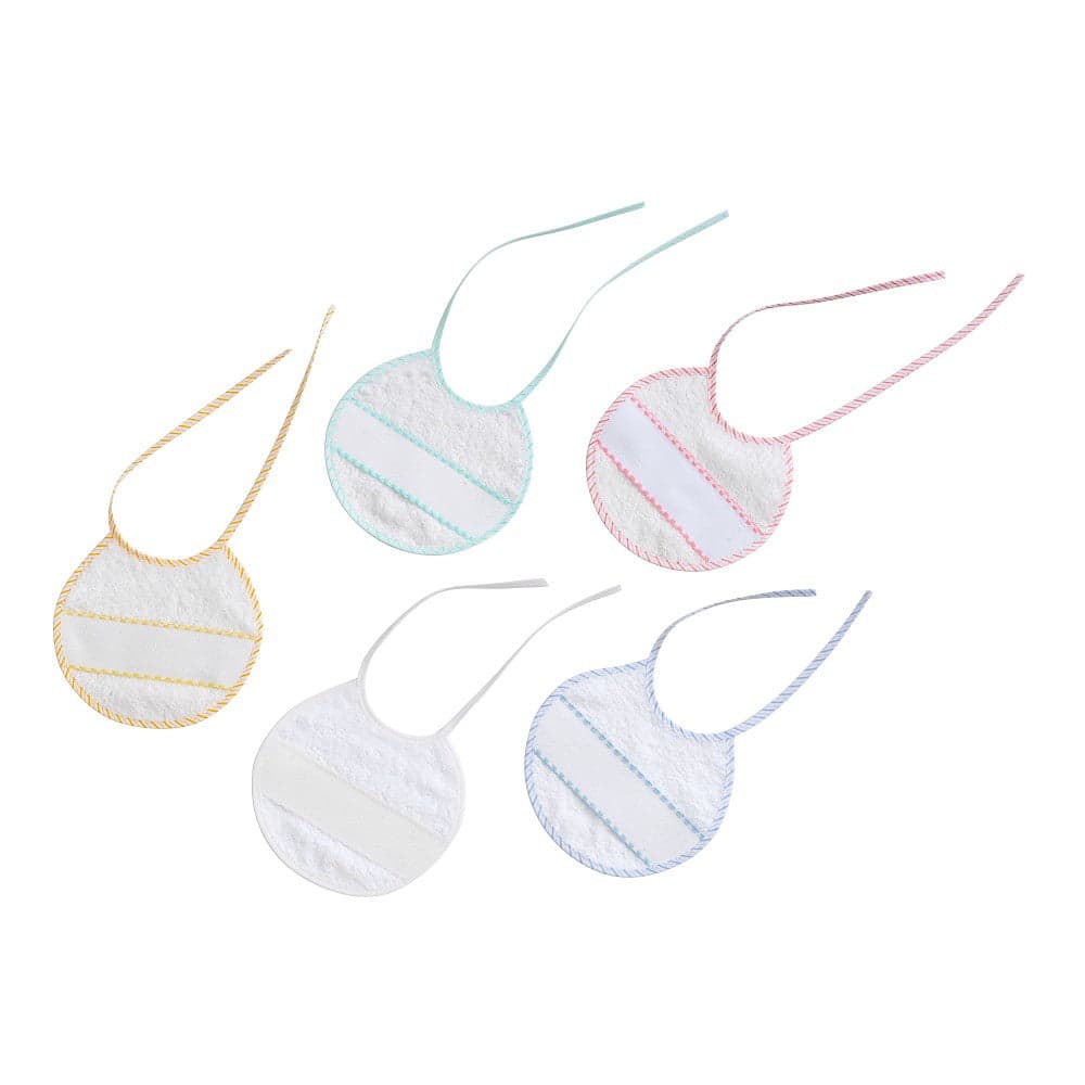 Babete Em Ponto Cruz 20X20 Branco Pack 2 Interbaby