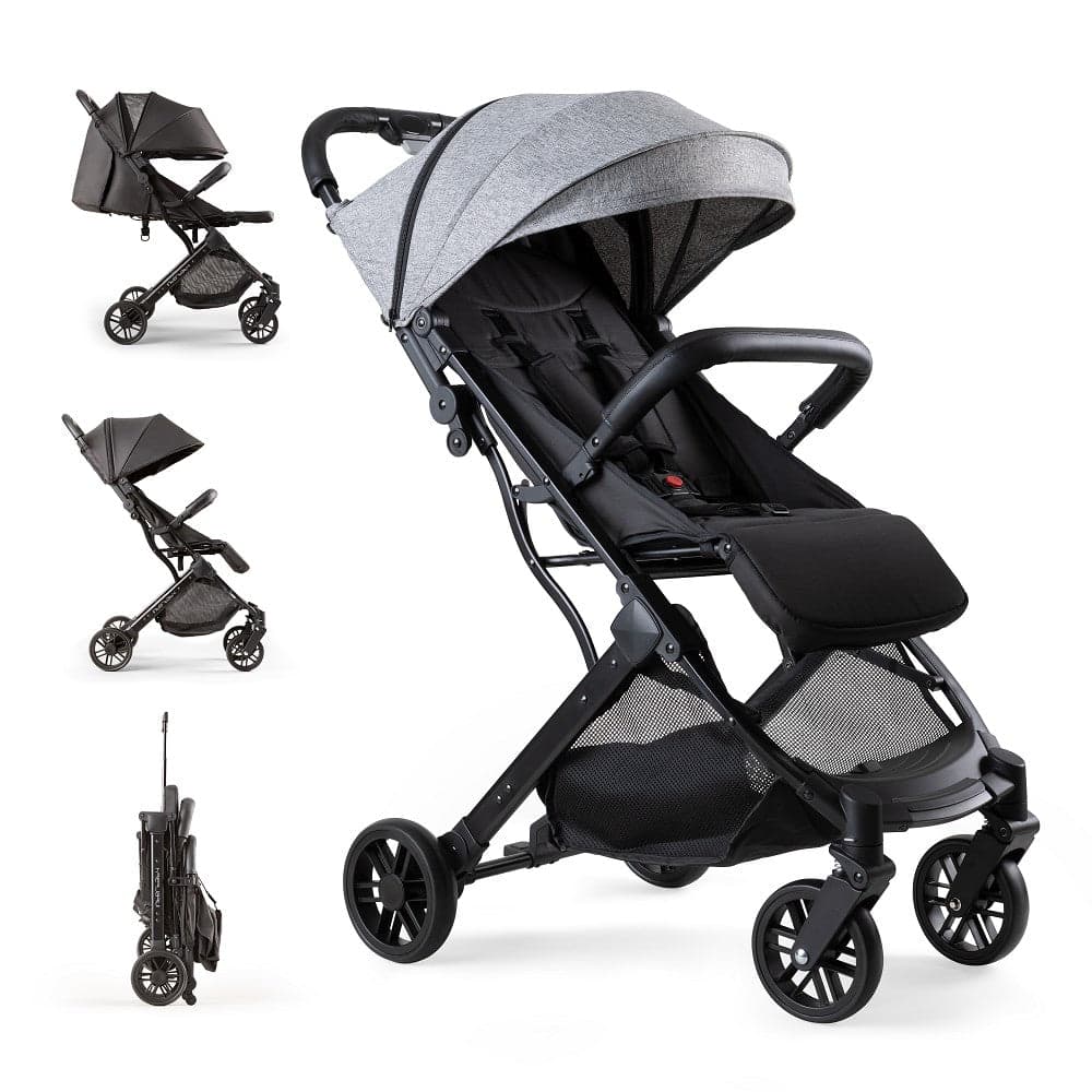 Carrinho De Passeio Minimum Space Plus Cinza Interbaby