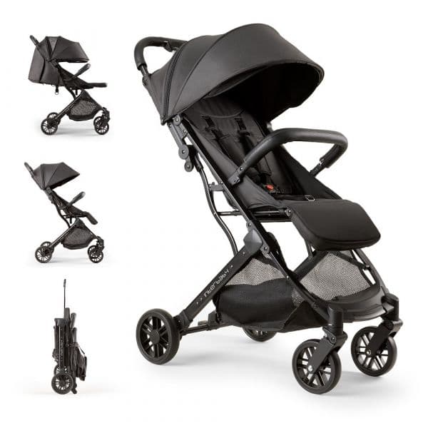 Interbaby Carrinho de Passeio Minimum Space Plus Preto
