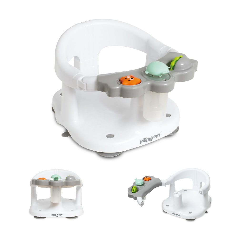 Interbaby Assento para Banheira com Ventosas Branco