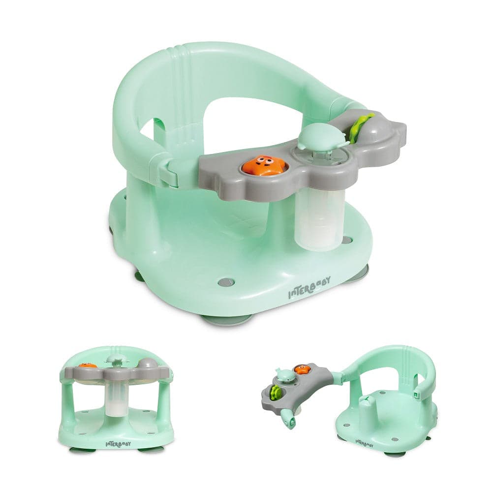 Assento Para Banheira Com Ventosas Verde Interbaby