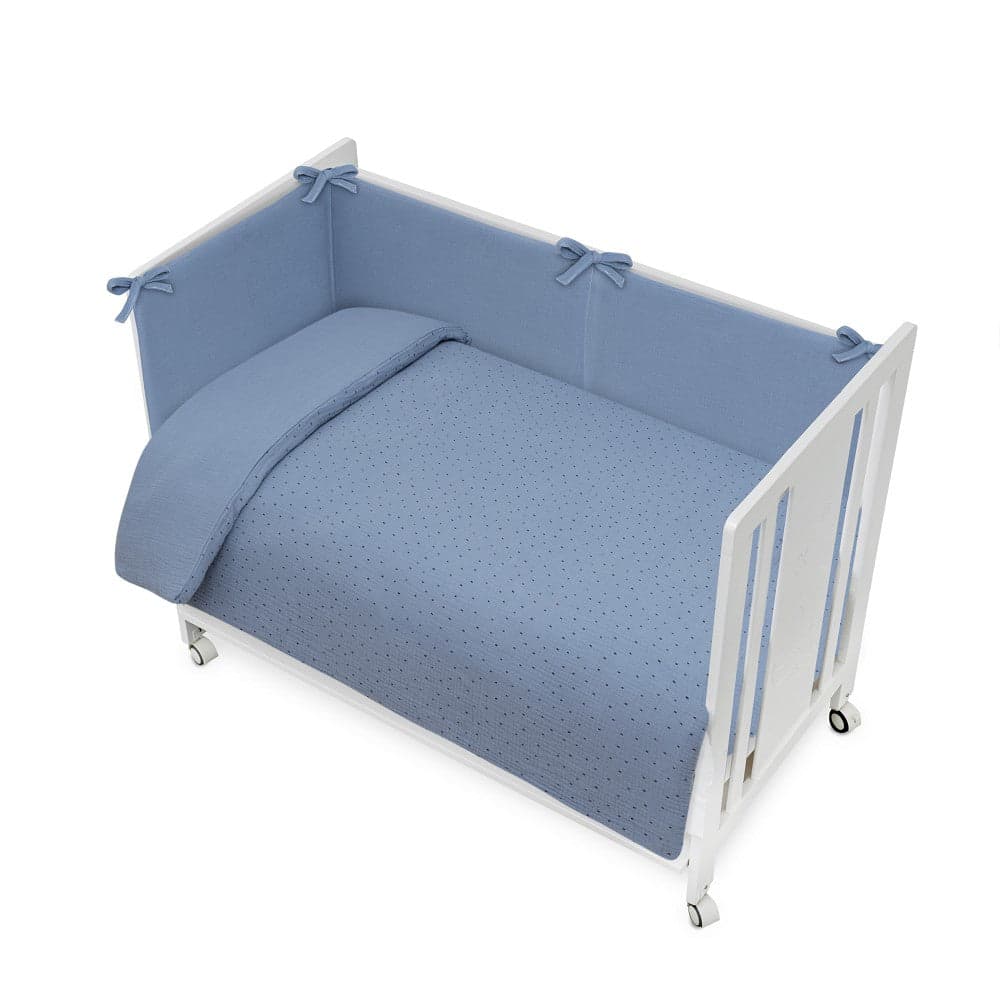 Conjunto 2 Pçs Amovivel (Colcha+Protetor De Cama) Punto Verde Interbaby