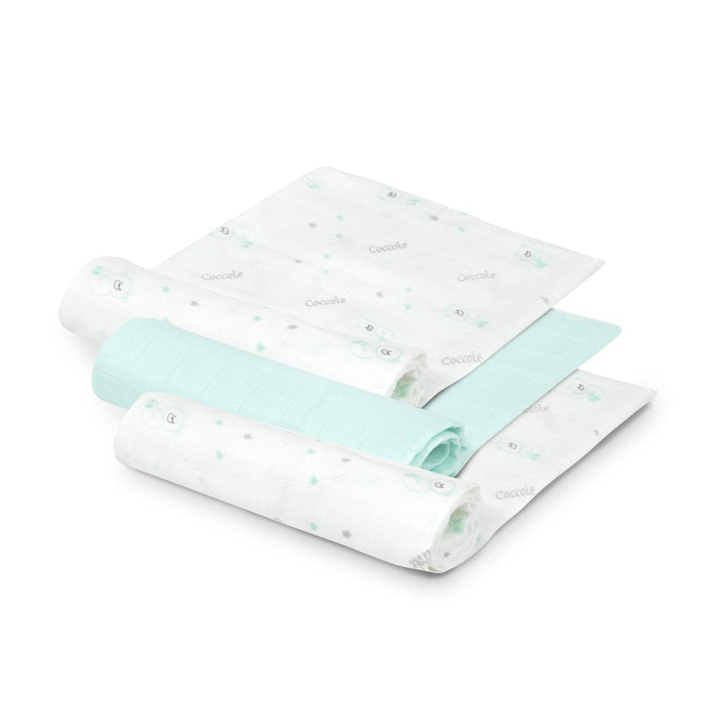 Interbaby Fraldas Bambu 55X70 Bear Pack 3 Verde