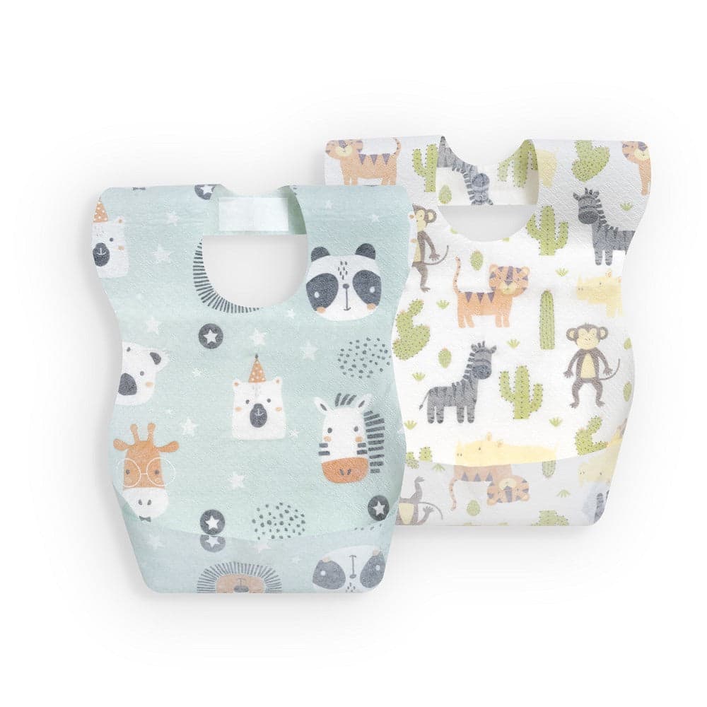 Babete Descartável (Embalagem De 10 Unidades) Tiger Branco Interbaby