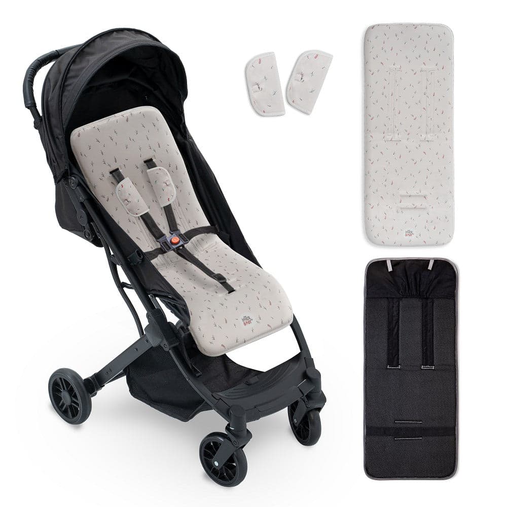 Forro Para Carrinho + Protetor De Cinto Botanico Verde Interbaby