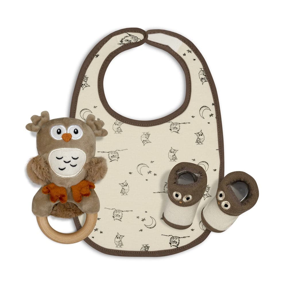 Conjunto Coruja Bege Interbaby