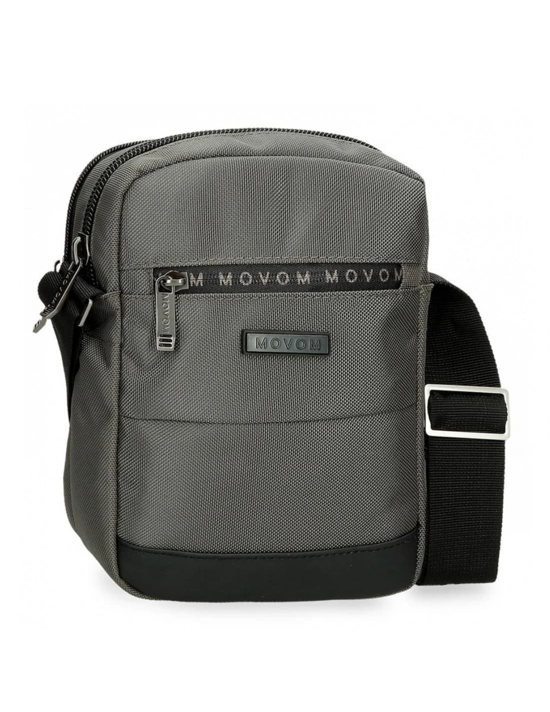 5345522 - Bandolera 2 Compart. MOVOM Buster Cinza