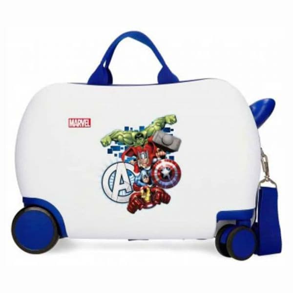 Marvel Mala Com Rodinhas All Avengers Attack 24l White One Size