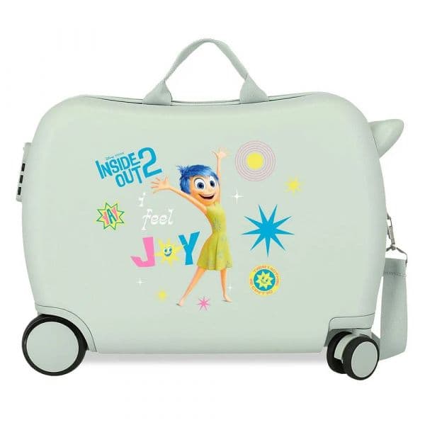 Disney Mala Com Rodinhas Inside Out 2 Alegria 50 Cm 34l Green One Size