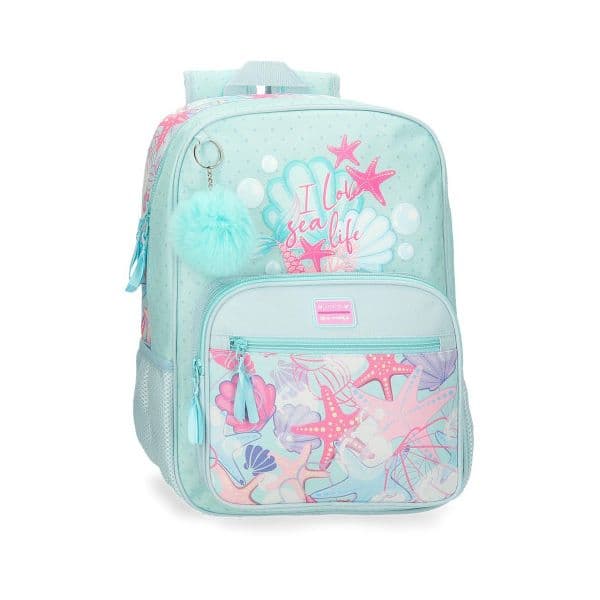 Movom Mochila Escolar 38cm Ilove Sea Life