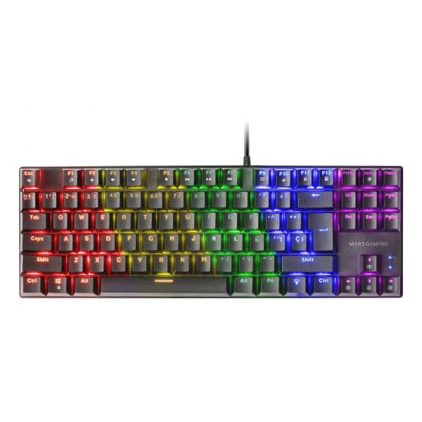 Mars Gaming MK80 Red Preto Italiano