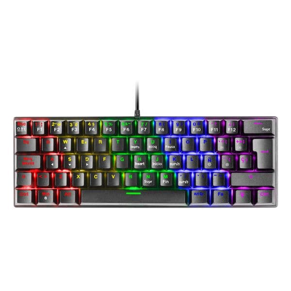 Mars Gaming MK60 Red Preto Italiano