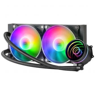 Mars Gaming Watercooler Dual FRGB Preto - ML-ONE240