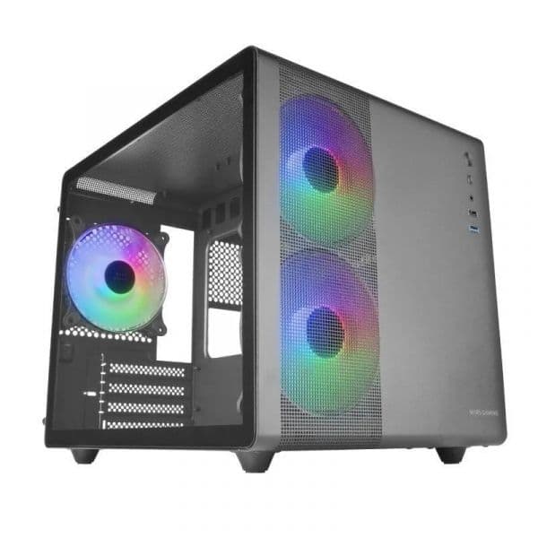 Caixa Mars Gaming MC-400 Preta (MicroATX) (Vidro Temperado) - MC400