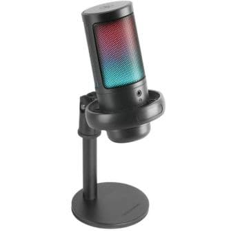 Mars Gaming Microfone de Estúdio Profissional ARGB MMIC-SE Preto